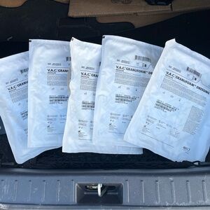 Lot of 5 Granufoam Dressing Kits Medium-EXPIRED-For Training Use Only